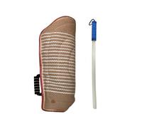 Durable Linen Dog Biting Sleeve for Arm for German Shepherd Medium Large Dog Training Household Outdoor Yellow