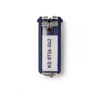 Durable Llavero Key Clip, 6 piezas, azul oscuro, 195707 6x azul oscuro