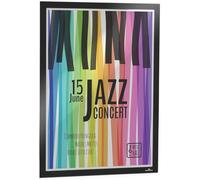 Durable Marco informativo Duraframe póster A2, marco autoadhesivo para póster, resistente a los rayos UV, 1 pieza, negro, 505301