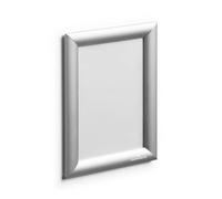 Durable Marco plegable de aluminio A5, marco de fotos para pegar/atornillar, 1 pieza, plata anodizada, 479523