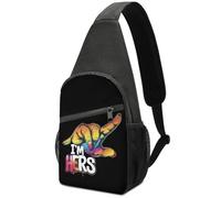 Durable Mochila De Hombro Soy De Ella Pareja De Lesbianas Lgbt Mochila De Pecho Exterior Bandoleras Para Hiking, Colegio, Estudio