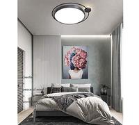 Durable Nordic Home Modern Balcón Atmósfera Dormitorio Simple Lámpara de Estudio Hierro Creativo 30 * 40 * 5 cm, 40 * 50 * 5 cm Luz Neutra (Negro) Sala de Estar Comedor Lámpara de araña Pantalla de