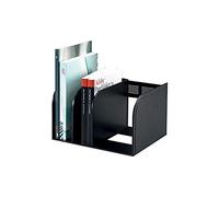 Durable Optimo Revistero con Compartimentos, 2 piezas, antracita,1709018058 | Dimensiones 300 x 180 x 250 mm, poliestireno resistente, archivador de mesa con separadores ajustables, Made in Germany