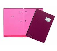 Durable Pagna 24202 - Carpeta rígida, color morado y rosa
