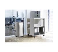 DURABLE Papelera 3422-23 con sensor No Touch, cubo interior 21 litros plata