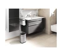 DURABLE Papelera 342023 – Sensor No Touch, 6 L, con cubo interior, plata