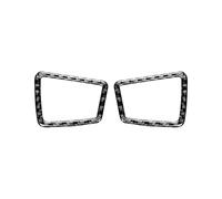 Durable Pegatinas Decorativas Marco Salida Aire Panel Instrumentos Interior Coche Para Ford Para Explorer 2013-2019(Negro)