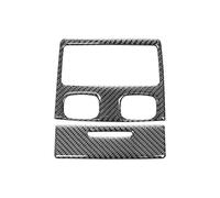 Durable Pegatinas Decorativas Salida Aire Acondicionado Trasera Coche Para BMW Serie 3 E90 2005-2012(Negro)