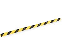 Durable Perfil de protección de bordes E8, autoadhesivo, 1 m, paquete de 5, amarillo/negro, 1127130 angular