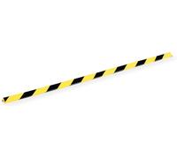 Durable Perfil protector de esquinas C20 magnético, 1 m, paquete de 5 unidades, color amarillo/negro, 1111130