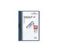 Durable Duraclip A4 portafolios azul oscuro para 30 páginas