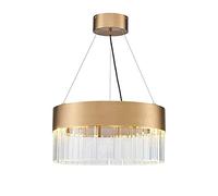 Durable posmoderno nórdico Sala de Estar Comedor Cristal Personalidad Creativa atmósfera Simple Modelo de habitación diseñador Villa lámpara de una Sola Capa sección Redonda - diámetro 50 cm lámpara