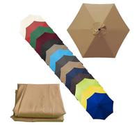 Durable Replacement Canopy for Patio Umbrella - Weather-Resistant Outdoor Canopy Top Easy Install for Garden & Deck Ideal for Backyard Shade and Protection