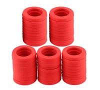 Durable silicone washers create reliable leak-proof seals for hoses, faucet