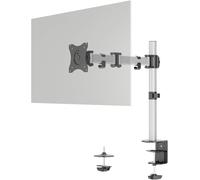 DURABLE Soporte de monitor Select – giratorio 360°, orientable, altura regulable, plata