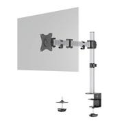 Durable Soporte de monitor Select para 1 monitor, giratorio 360°, orientable, regulable en altura, para pantallas VESA de hasta 27" y 8 kg, plata, 509423