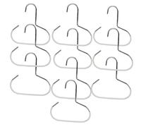 Durable Steel Hangers Maximize Closet Space with Versatile Storage, Hat Organizer Durable Stainless Steel, Durables Steels Hangers for Caps, Ties, Scarves, Clothes (White,10pcs)