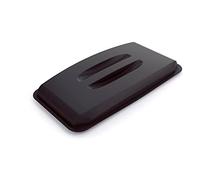 Durable Tapa ecológica para el cubo de basura Durabin 60L, certificado Ángel Azul, negro, 1800504221