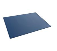 Durable Vade de escritorio 650 x 500 mm con cubierta transparente PP, azul oscuro, 723307