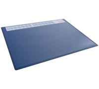 Durable Vade de escritorio con calendario anual, 65 x 50 cm, antideslizante, PP, Made in Germany, azul oscuro, 722307