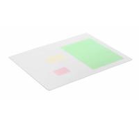 Durable Vade de escritorio con ranura decorativa, 53 x 40 cm, antideslumbrante, antideslizante, PP, semitransparente, 712219
