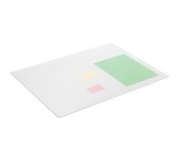 Durable Vade de escritorio con ranura decorativa, 650 x 500mm, antideslumbrante, antideslizante, PP, semitransparente, 712319