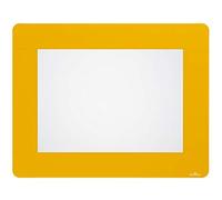 Durable Ventana para marcar el suelo A4, autoadhesiva y extraíble, 10 piezas, amarillo, 180804