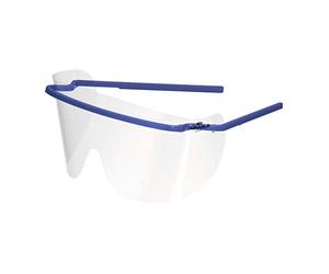 Durable Visor de protección ocular hecho de película cristalina, Made in DE, 25 unidades, azul oscuro, 343507 Visor de protección ocular con láminas de repuesto