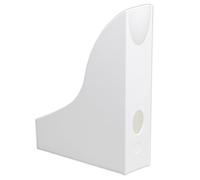 Durable Vivid 1701711010 - Revistero de plástico A4 con agujero, color blanco