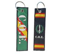 Durabol 2 Llavero de tela Capitán de yate doble cara，Moto, Coche, Accesorios Moto, Accesorios Coche (C.O.E Grupos de Operaciones Especiales)