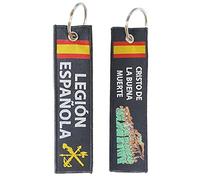 Durabol 2 Llavero de tela Capitán de yate doble cara，Moto, Coche, Accesorios Moto, Accesorios Coche (La Legión Española,Cristo de la Buena Muerte)