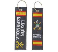 Durabol 2 Llavero de tela Capitán de yate doble cara，Moto, Coche, Accesorios Moto, Accesorios Coche (La Legión Española, los novios de la muerte)