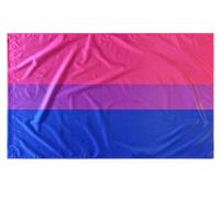 Durabol Bandera Bisexual 150 x 90 cm Satén (Orgullo Gay LGBT Arcoiris)
