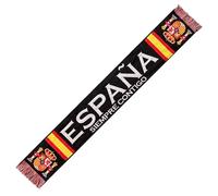 Durabol Bufanda de España Negra 130x20cm para aficionados de fútbol