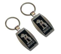 Durabol Llavero de Oso y Madrid Metro de Madrid y Cibeles, Cobre Dorado Niquelado Estañado (oso C estañado)