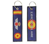 Durabol Llavero de tela Capitán de yate doble cara，Moto, Coche, Accesorios Moto, Accesorios Coche (Ejército del Aire Espacio)