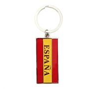 Durabol Llavero metálico con Grabado de España en Letras Bandera Nacional, para Hombre o Mujer,Legion,toro,san juan,republicana,Borgoña,guardia civil (E)