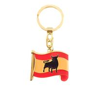Durabol Llavero metálico con Grabado de España en Letras Bandera Nacional, para Hombre o Mujer,Legion,toro,san juan,republicana,Borgoña,guardia civil (J)