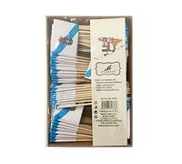 Durabol Palillos de Tapas con Bandera, Toothpick Flags Etiquetas Pequeñas para Magdalenas Decorar Tartas Bocadillos Cumpleaños Boda Fiesta de Bienvenida 3.5 * 2.5cm (Galicia 200PCS)