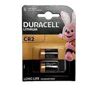 Duracell 030480 Lithium 3V Non-Rechargeable Battery - Pilas no Recargables (Lithium, Cylindrical, 3 V, 2 uds(s), CR2, blíster)