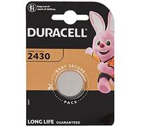 Duracell 2430 Pilas de botón de litio 3V (pack de 1) - Larga duración garantizada - Para llaves de control remoto, mandos y relojes deportivos - Embalaje Baby Secure - Garantía de 10 años en embalaje