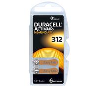 Duracell 312 Activair Hearing Aid Battery Mercury Free - 60 Cells