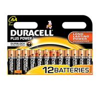 Duracell 328054 - Pack de 12 Pilas alcalinas AA, Color Negro