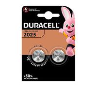 Pack de 2 unidades pila de litio de botón de 3V de 20xx2,5mm CR2025 de Duracell