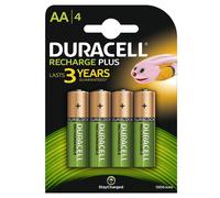 Duracell 4 lr06 1300mah batería recargable níquel-metal hidruro (nim