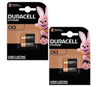 Duracell 4 pilas de litio de alta potencia CR2 de 3 V - DLCR2 - EL1CR2 - CR15H270