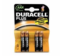 Duracell 84841 Plus - Pilas alcalinas AAA (4 Unidades, 1,5 V)