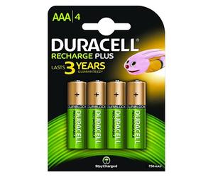 Duracell aaa (4pcs) batería recargable níquel-metal hidruro (nimh)