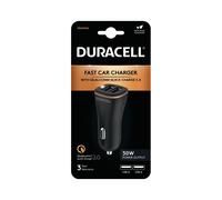 Duracell adaptador de cargador de coche compacto dual usb-a de 18 w +