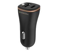 Duracell adaptador de cargador de coche compacto usb-c + usb-a de 27 w